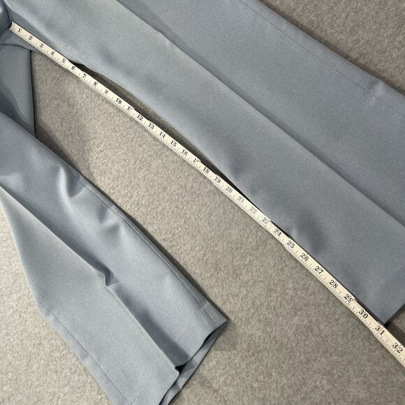 Vintage Levis Action Slacks Mens Size 34x31 Light Blue Trouser Pants flared - Picture 4 of 12
